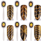 1vnt Cat Eye Magnet Strong Effect Magetic Stick lenta nagų piešimui UV gelio laku Stripe Line Magnetic Board nagų įrankis TR01-06