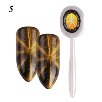 1 τμχ Μαγνήτης Cat Eye Μαγνητική σανίδα ισχυρής επίδρασης Magetic Stick Board for Nail Drawing UV Gel Polish Stripe Line Magnetic Board Nail Tool TR01-06