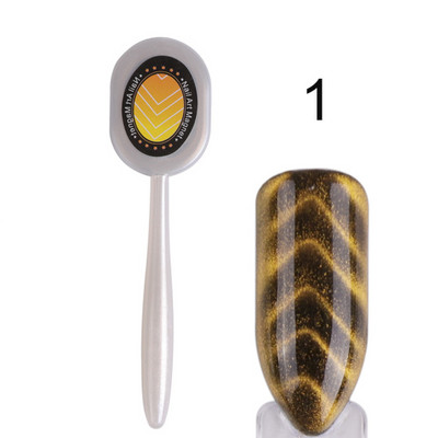 1vnt Cat Eye Magnet Strong Effect Magetic Stick lenta nagų piešimui UV gelio laku Stripe Line Magnetic Board nagų įrankis TR01-06