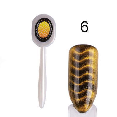 1vnt Cat Eye Magnet Strong Effect Magetic Stick lenta nagų piešimui UV gelio laku Stripe Line Magnetic Board nagų įrankis TR01-06