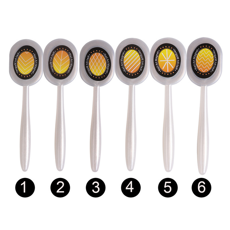 1 buc Magnet pentru ochi de pisică, cu efect puternic, table magică Stick pentru desenul unghiilor UV Gel Lac Stripe Line Placă magnetică Instrument pentru unghii TR01-06