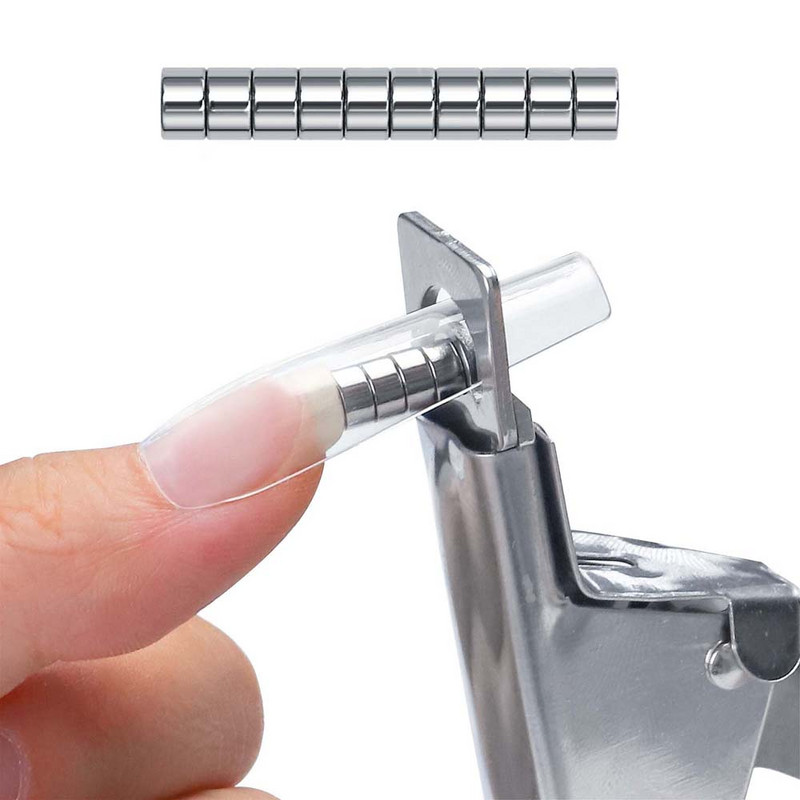 Nail Art Magnet Tööriistad Kassisilma magnetpulga maniküüri tööriistad Silindrilise kujuga kahe otsaga kassisilma magnet, mis on kasutamiseks eraldatav