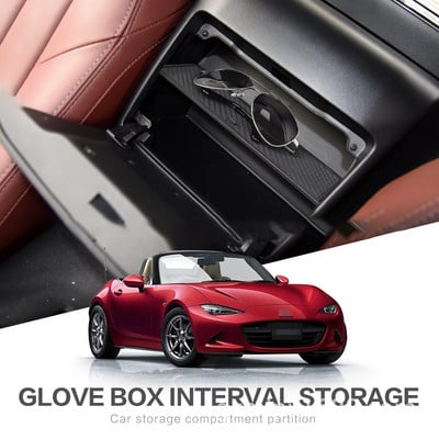 Cutie de cotieră centrală pentru mașină, cutie de depozitare despărțitoare, decorare a compartimentului pentru Mazda MX-5 RF MIATA 2015 2016 2017 2018 2019