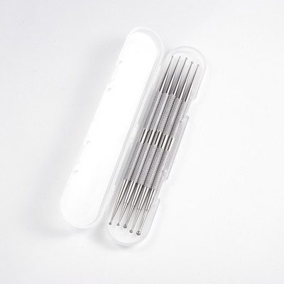 Maniküüri tööriistad Küünte joonistamine Rhinestonest lillepliiats Roostevabast terasest kristallist kahe otsaga disainiga maalimine