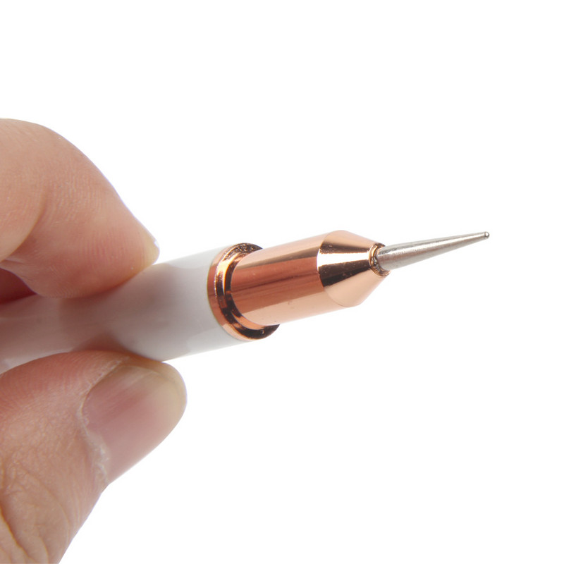 BQAN 1 Pc Dual-end Nail Art Wax Dotting Pen Nail Rhinestones Picker Pencil Pen Beads Picker Wax Pen Manicure Art Brush Tool