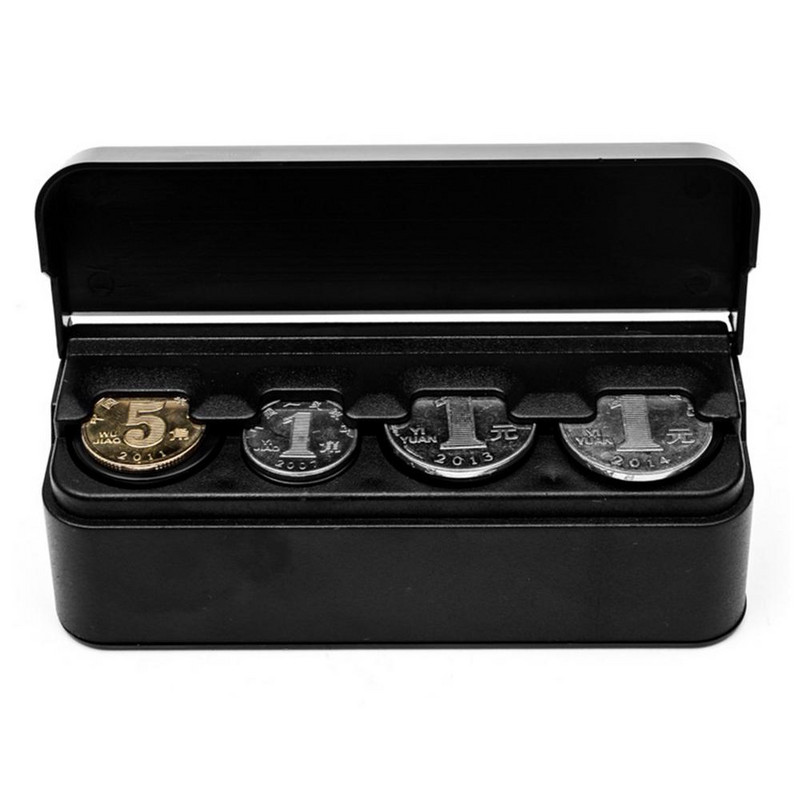 Univerzális váltószervező autós érmetartó érme-adagoló automata érmetároló tok járművekhez autókhoz teherautókhoz