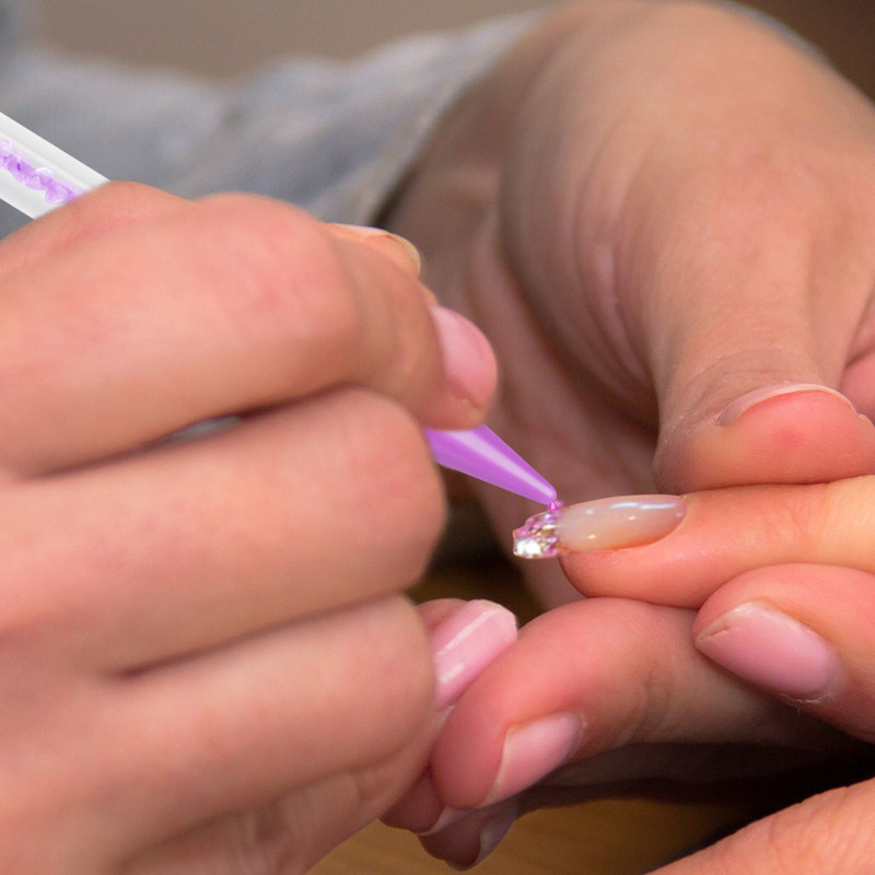 1 buc. stilou cu punct pentru arta unghiilor, pictură cu două capete, perie bricolaj, mâner cu strasuri, culegere diamante, instrument pentru puncte pentru manichiură, accesorii pentru unghii