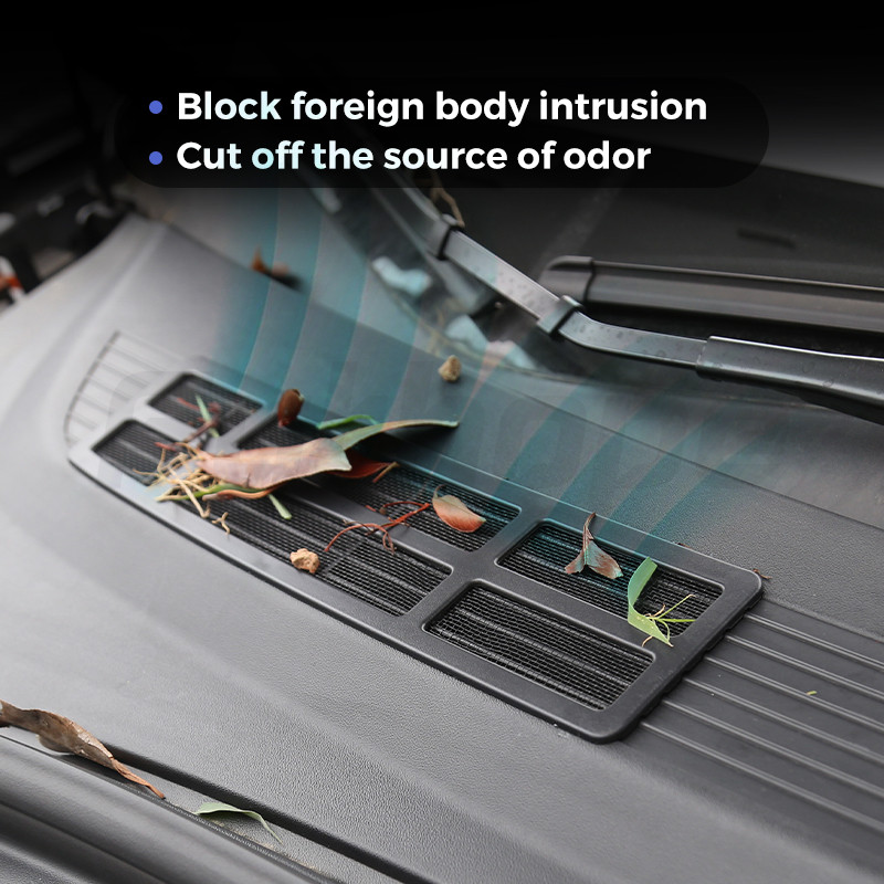 Futhope õhu sisselaskeava kaitsekate Tesla 2021-2023 mudeli 3 putukavastane saastumisvastane esikate, kliimaseadme kate