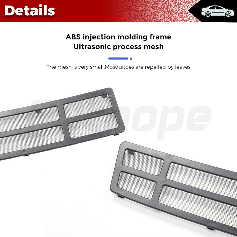 Futhope õhu sisselaskeava kaitsekate Tesla 2021-2023 mudeli 3 putukavastane saastumisvastane esikate, kliimaseadme kate