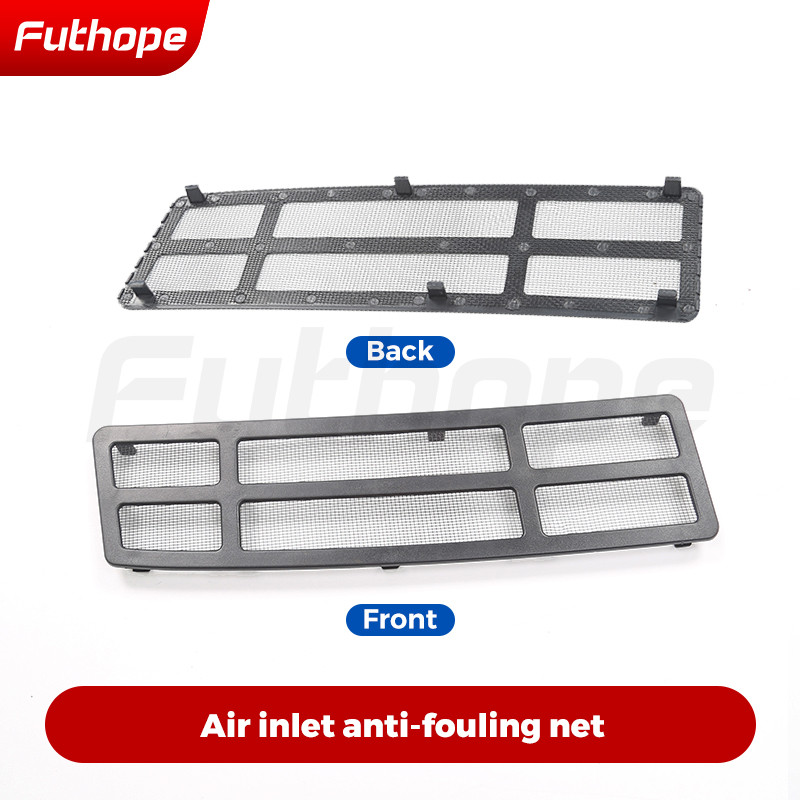 Futhope õhu sisselaskeava kaitsekate Tesla 2021-2023 mudeli 3 putukavastane saastumisvastane esikate, kliimaseadme kate