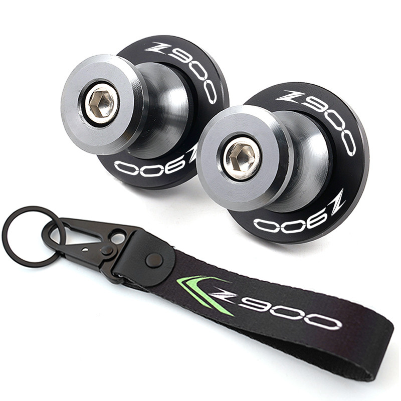 8 spalvos, skirtos Kawasaki z900 Z900 Z 900 2017-2023 2022 2021 2020 2019 8M motociklo slankiojančio stovo varžtai ir siuvinėjimo ženklelio raktų pakabukas