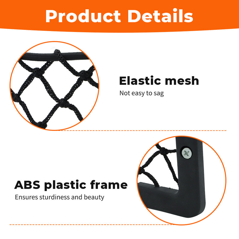 4 TK auto hoiuvõrk Tagumine pagasiruumi korraldaja Elastsed nöörivõrgud Automaatne istme seljakott Kaubavõrk haagissuvila bussile matkasõidukile