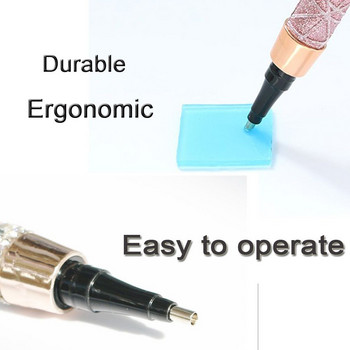 Rhinestone Studs Picker Crystal Handle Painting Pen Dual-ended Nail Dryl Pen Nail Dotting Pen Инструмент за нокти