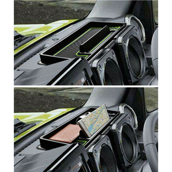 Интериор на таблото на автомобила Кутия за съхранение Поставка за тава за Suzuki Jimny 2019 2020 Водоустойчиво прибиране Аксесоари за стайлинг на кола
