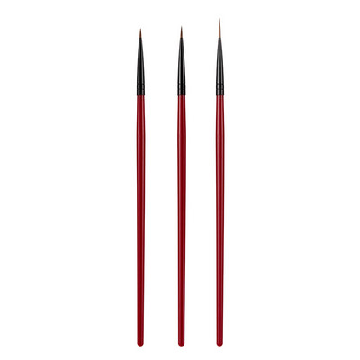 3 tk küünekunsti joonistamine triibuline lainer Pliiatsipintsel DIY UV geeliotsad maalimine prantsuse lillekujundusega maniküüri tööriist 5/7/11mm