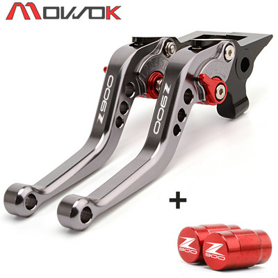 Reguleeritavad mootorratta lühikesed pidurihoovad, rehvi klapi kork KAWASAKI Z900 Z 900 2017-2023 2022 2021 2018 2019 tarvik