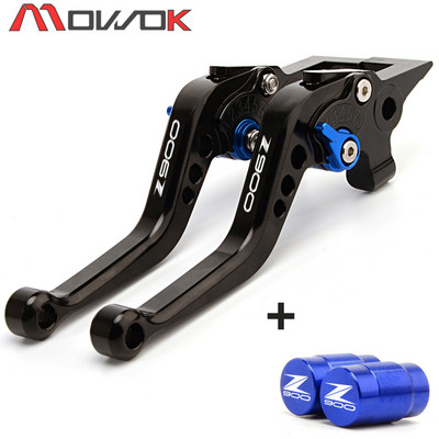 Reguleeritavad mootorratta lühikesed pidurihoovad, rehvi klapi kork KAWASAKI Z900 Z 900 2017-2023 2022 2021 2018 2019 tarvik