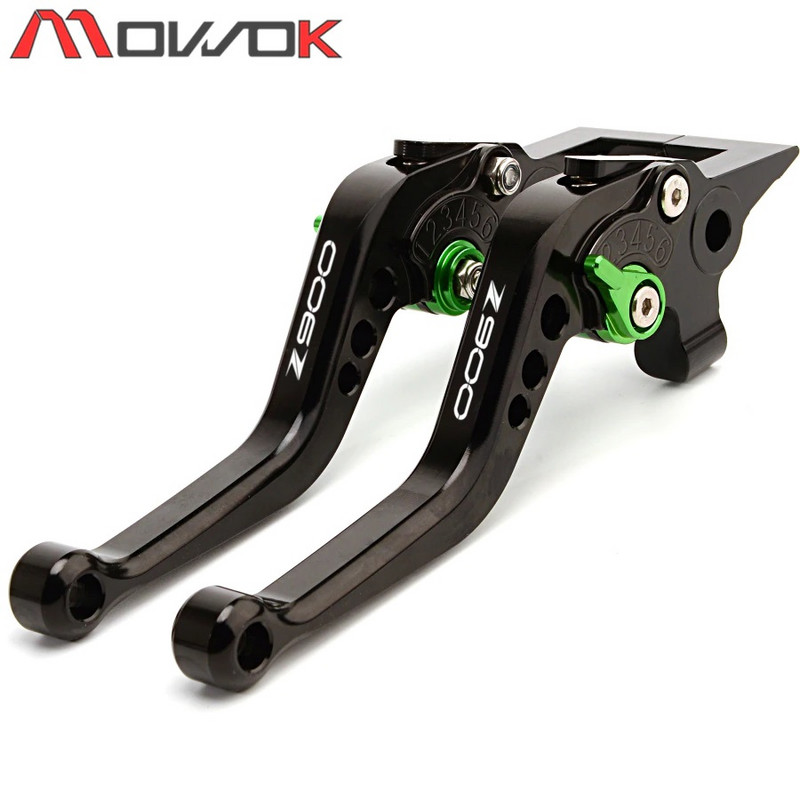Reguleeritavad mootorratta lühikesed pidurihoovad, rehvi klapi kork KAWASAKI Z900 Z 900 2017-2023 2022 2021 2018 2019 tarvik