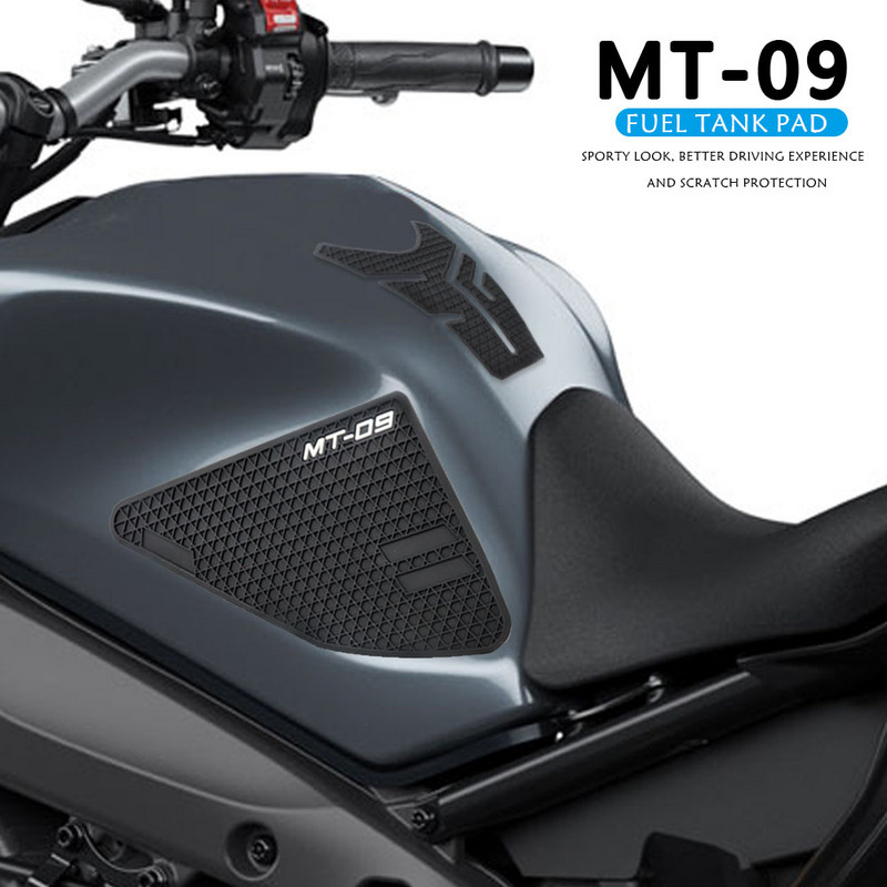 Pentru YAMAHA FZ09 FZ 09 MT 09 MT09 2013-2022 2021 Tampă de tracțiune a rezervorului de motocicletă Protector autocolant de protecție cu mâner lateral pentru genunchi