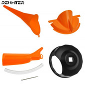 Lijevak za punjenje ulja primarnog kućišta motocikla Set lijevka poklopca filtra za ulje za Harley Touring Dyna Sportster XL Softail Fat Boy