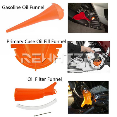 Lijevak za punjenje ulja primarnog kućišta motocikla Set lijevka poklopca filtra za ulje za Harley Touring Dyna Sportster XL Softail Fat Boy