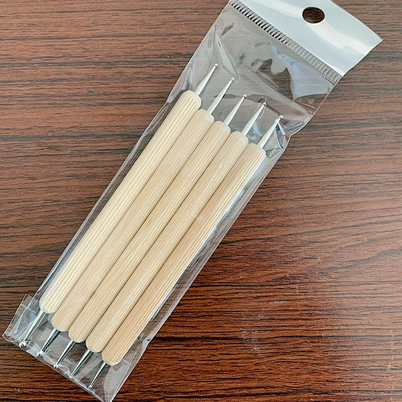 Set de instrumente pentru pix pentru unghii, 5 bucăți, pentru modele de unghii, desen cu două capete, pentru pictura de strasuri, instrumente pentru manichiură