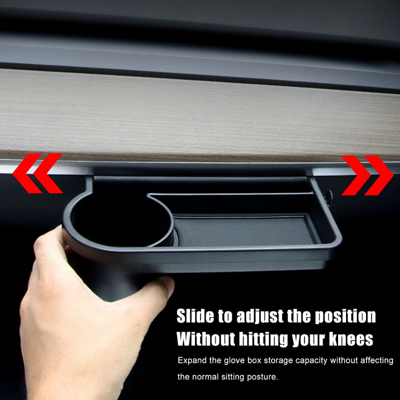 2022 Tesla Model 3/Y hoiukasti jaoks auto kindalaekas hoiukarbi riiul Mobiiltelefoni veetassi hoidiku konks ABS materjal