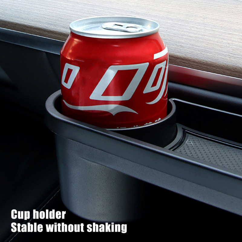 2022 Tesla Model 3/Y hoiukasti jaoks auto kindalaekas hoiukarbi riiul Mobiiltelefoni veetassi hoidiku konks ABS materjal