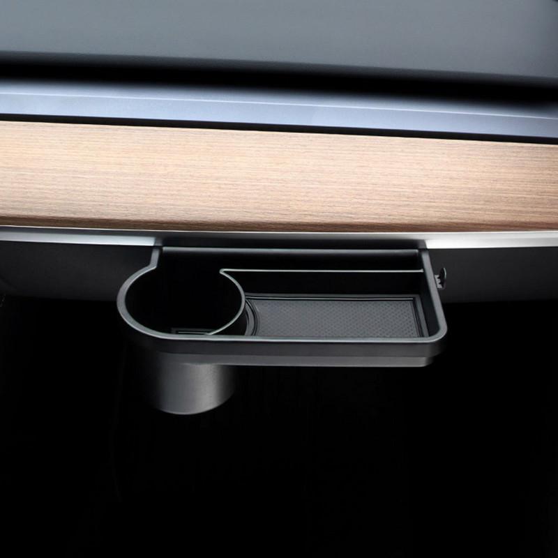 2022 Tesla Model 3/Y hoiukasti jaoks auto kindalaekas hoiukarbi riiul Mobiiltelefoni veetassi hoidiku konks ABS materjal