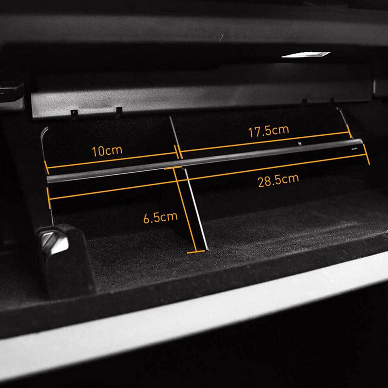 Pentru Tesla Model 3 Y Cutie de mănuși Placă despărțitoare de depozitare Cutie de mănuși în straturi Raft pentru containere Organizator pentru consolă centrală
