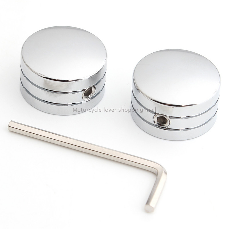 Καπάκι μπουλονιού κεφαλής μπουζί μοτοσικλέτας για Harley Twin Cam Touring Sportster XL883 XL1200 2τμχ Βιδωτό παξιμάδι Στρογγυλό προστατευτικό κάλυμμα