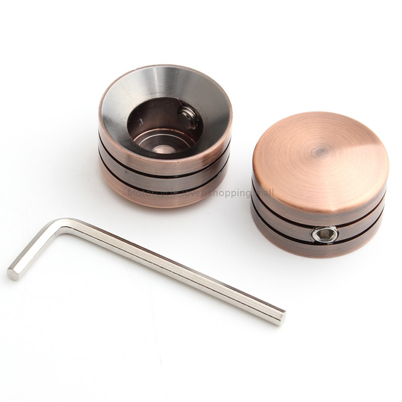 Καπάκι μπουλονιού κεφαλής μπουζί μοτοσικλέτας για Harley Twin Cam Touring Sportster XL883 XL1200 2τμχ Βιδωτό παξιμάδι Στρογγυλό προστατευτικό κάλυμμα