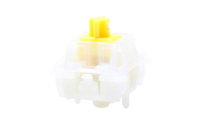 Gateron Milky Pro Switch 5-pin RGB lineaarne puutetundlik kollane punane lüliti mehaanilisele klaviatuurile Eelmääritud nailon PA66 45g 50g POM SMD