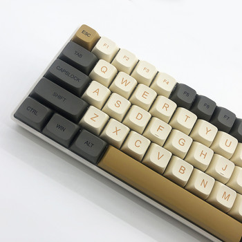 125 клавиша PBT Keycap XDA високопрофилен персонализиран английски руски японски капачка за клавиши за механична клавиатура Cherry MX Switch