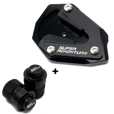 Skirta KTM 1290 SUPER ADVENTURE S 1290 SAS 2021 2022 2023 Motociklų priedai Vožtuvų dangteliai Atraminio stovo pėdos pagalvėlės šoninio stovo prailginimas