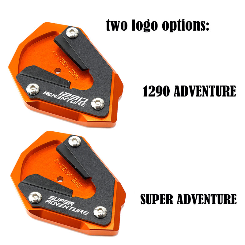 Skirta KTM 1290 SUPER ADVENTURE S 1290 SAS 2021 2022 2023 Motociklų priedai Vožtuvų dangteliai Atraminio stovo pėdos pagalvėlės šoninio stovo prailginimas