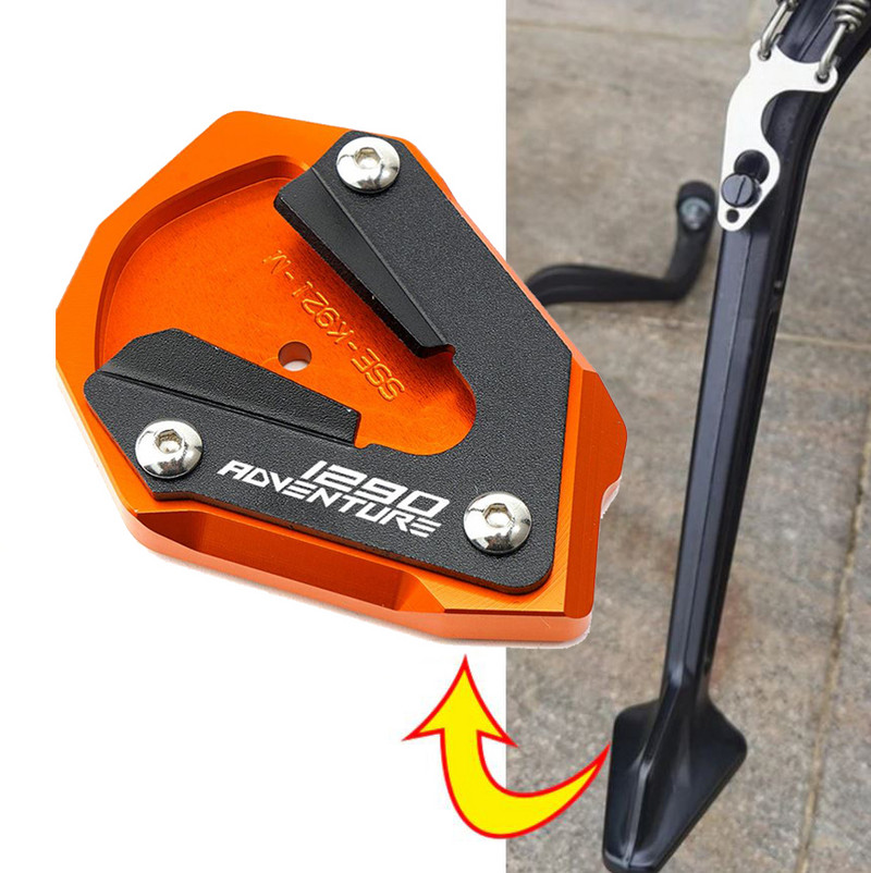 Skirta KTM 1290 SUPER ADVENTURE S 1290 SAS 2021 2022 2023 Motociklų priedai Vožtuvų dangteliai Atraminio stovo pėdos pagalvėlės šoninio stovo prailginimas