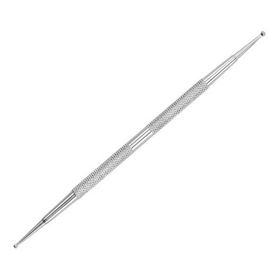 Stilo de punctat cu 2 căi, instrument pentru pictura de unghii cu cap dublu, pentru arta unghiilor, stilou pentru pictura de unghii din oțel inoxidabil, pentru decorare DIY