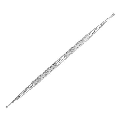 Stilo de punctat cu 2 căi, instrument pentru pictura de unghii cu cap dublu, pentru arta unghiilor, stilou pentru pictura de unghii din oțel inoxidabil, pentru decorare DIY