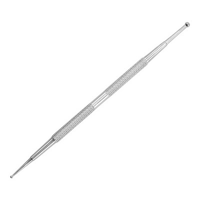 Stilo de punctat cu 2 căi, instrument pentru pictura de unghii cu cap dublu, pentru arta unghiilor, stilou pentru pictura de unghii din oțel inoxidabil, pentru decorare DIY