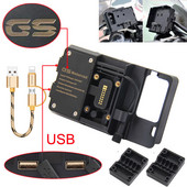 Suport de navigare USB pentru telefon mobil Suport de încărcare USB pentru motocicletă pentru R1200GS F800GS ADV F700GS R1250GS CRF 1000L F850GS F750GS