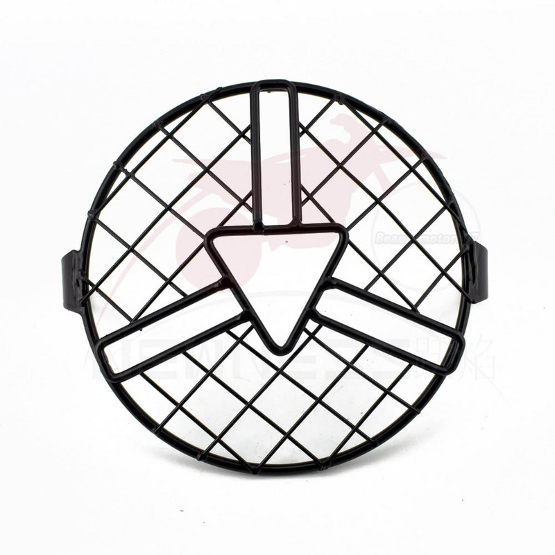 6,5-tolline mootorratta universaalne vintage esitulede kaitse Retro grilli lambi kate Harley Ducati Chopper Yamaha Cafe Racer jaoks