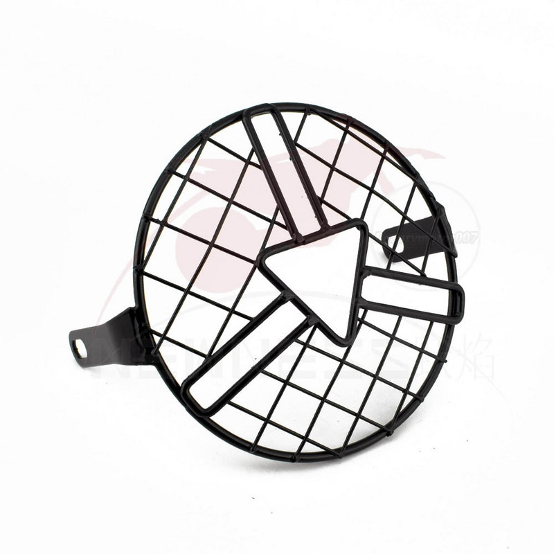 6,5-tolline mootorratta universaalne vintage esitulede kaitse Retro grilli lambi kate Harley Ducati Chopper Yamaha Cafe Racer jaoks