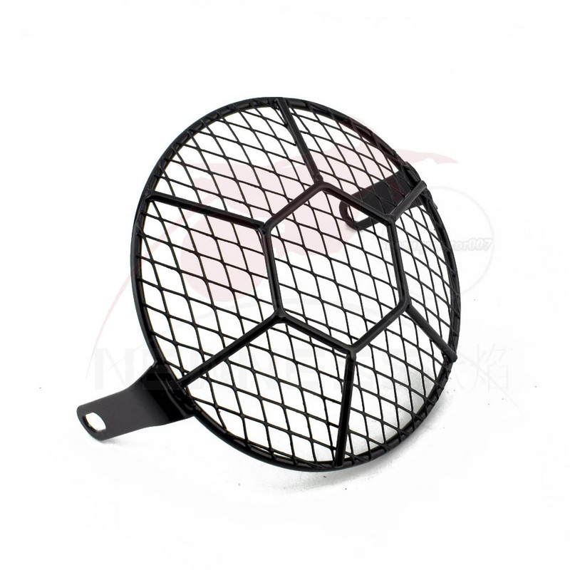 6,5-tolline mootorratta universaalne vintage esitulede kaitse Retro grilli lambi kate Harley Ducati Chopper Yamaha Cafe Racer jaoks