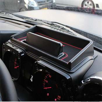 Κουτί αποθήκευσης εσωτερικού ταμπλό αυτοκινήτου για Suzuki Jimny 2019 2020 Δίσκος βάσης τηλεφώνου Stander Organize Αντιολισθητικά αξεσουάρ στυλ