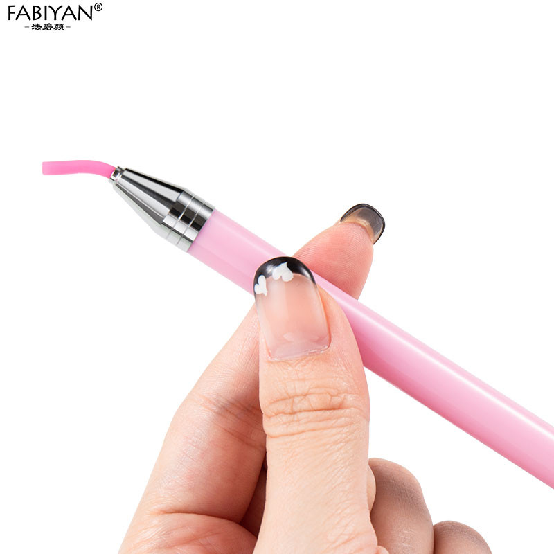 Nail Art Rhinestone Gem Marge Accesorii Picker Wax Creion Instrument rotativ Auto-adeziv