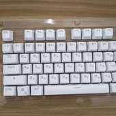 104 Keycaps Ruse Translucide Backlight Keycaps Кейкапы Для Клавиатуры Compatibil pentru Cherry MX Keyboard Switch GO