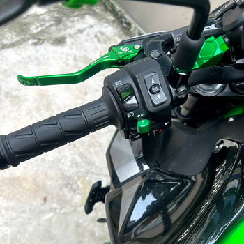 Мотоциклетна алуминиева капачка на бутона за превключване за Kawasaki Z900 Z800 Z650 за Yamaha за CFMOTO KYMCO SYM Сваляща се капачка на мигача