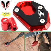 Για Kawasaki Z900 2017-2020 Z 900 Z900rs 2021 2022 Αξεσουάρ Μοτοσικλέτας Πλαϊνή βάση στήριξης Kickstand Μοτοσικλέτα Μεγέθυνση με ελεύθερα καπάκια βαλβίδων