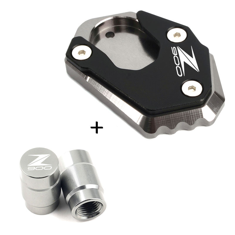 Για Kawasaki Z900 2017-2020 Z 900 Z900rs 2021 2022 Αξεσουάρ Μοτοσικλέτας Πλαϊνή βάση στήριξης Kickstand Μοτοσικλέτα Μεγέθυνση με ελεύθερα καπάκια βαλβίδων